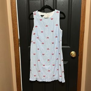 Talbots searsucker dress wore once